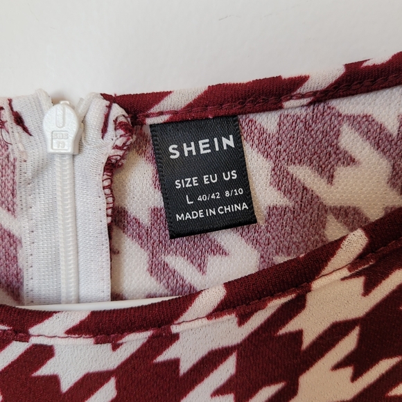 Shein Houndstooth Dress - Picture 4 of 4